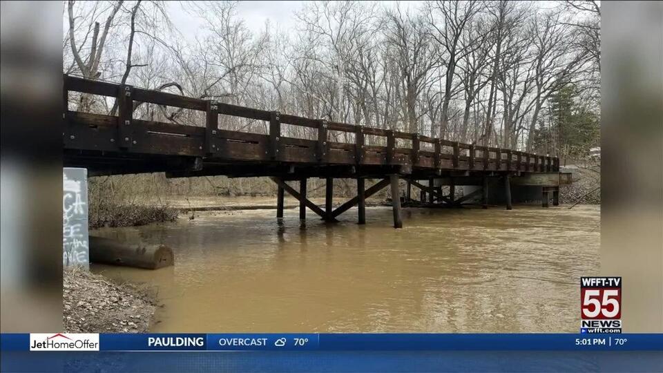 Logjam at Cedar Creek bridge poses danger to kayakers - NewsBreak