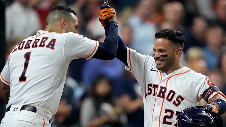 #1 is back! Astros lean into Carlos Correa homecoming with jersey