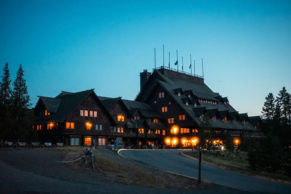Yellowstone's Famous Inn Fireplace Holds 500 Tons Of Stone And Eight Separate Hearths