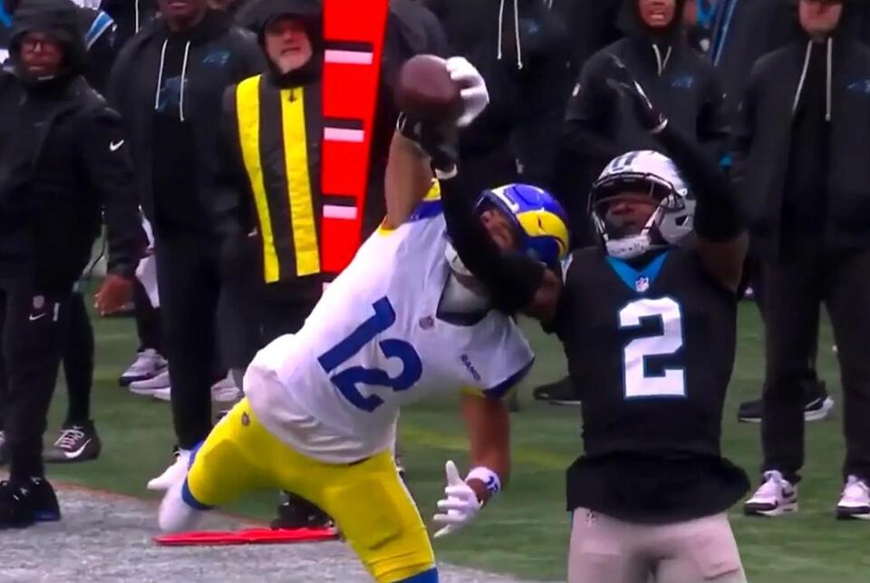 Puka Nacua’s backhanded one-hander is NFL’s best catch this year ...
