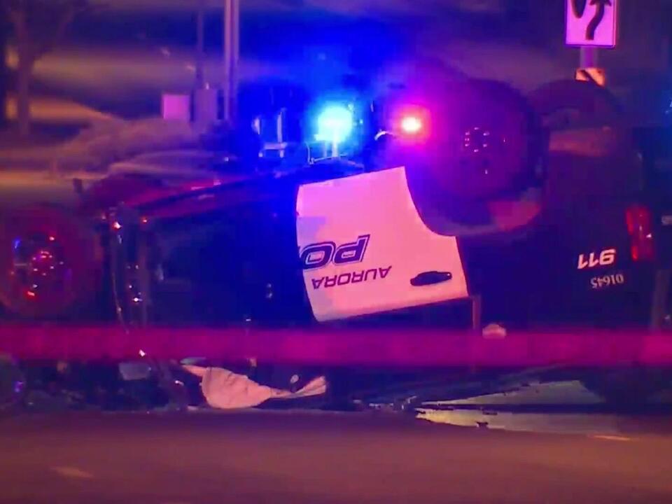 New video shows Aurora police SUV before deadly crash