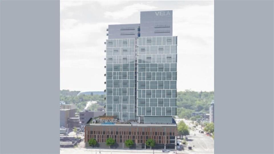 Curated visual reference: Gallery Detail: Proposed Downtown Colorado Springs High Rise Apartment Complex Reduces