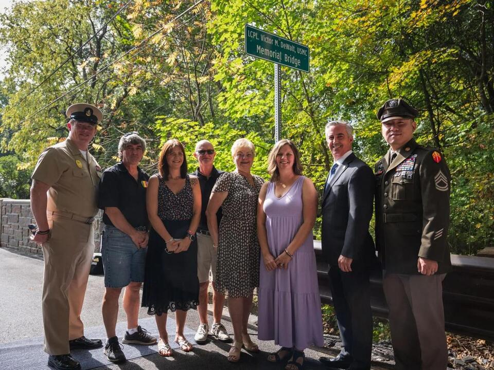 Nearby Upper Bucks Bridge Named for Marine Killed in Vietnam War