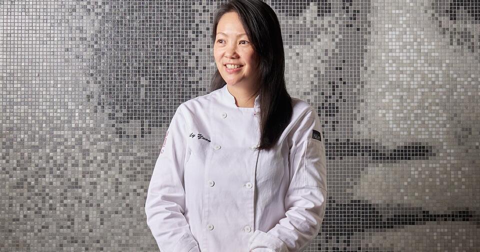 Emily Yuen tries to teach Bret Thorn how to make wontons