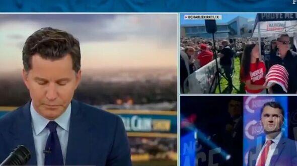 Fox News host visibly shaken as he cuts off guest to mourn Charlie Kirk ...