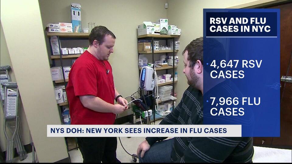 NYC health officials: Flu, RSV cases on the rise