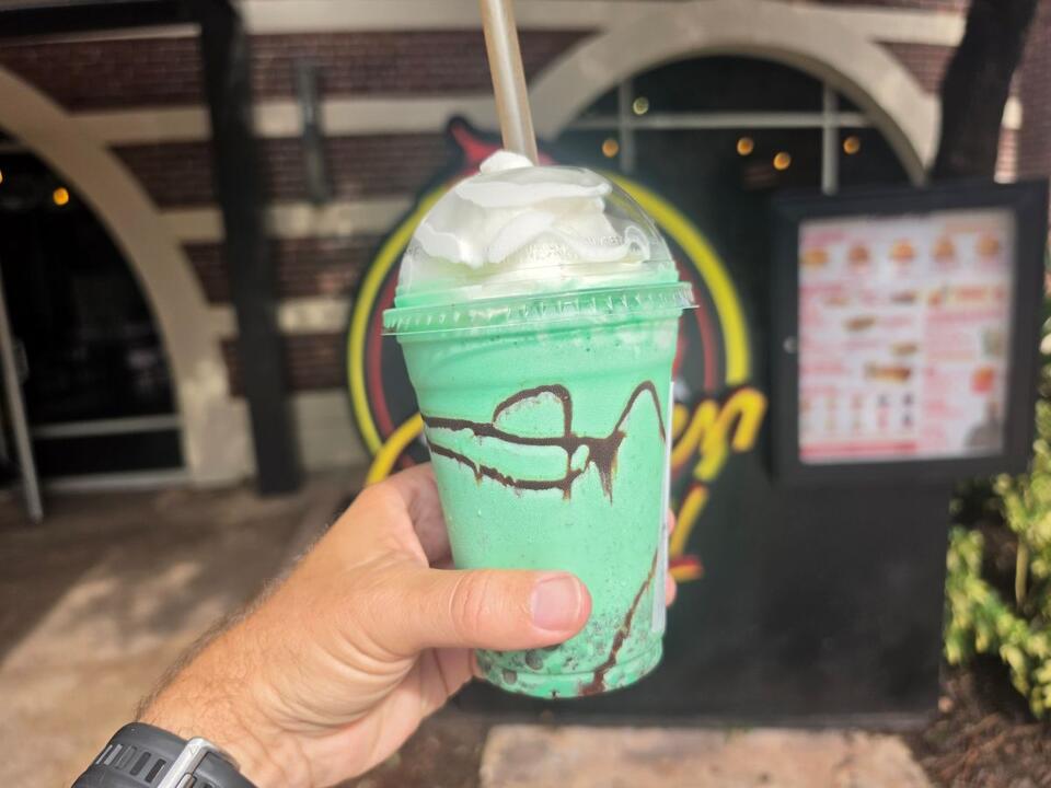 Triple Double Mint Flavortown Shake Review at Chicken Guy: Welcome to Flavortown with a Population of One Giant Minty Problem