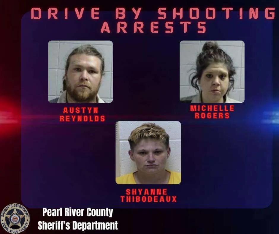 Two arrested, third wanted in Pearl River County drive-by shooting ...