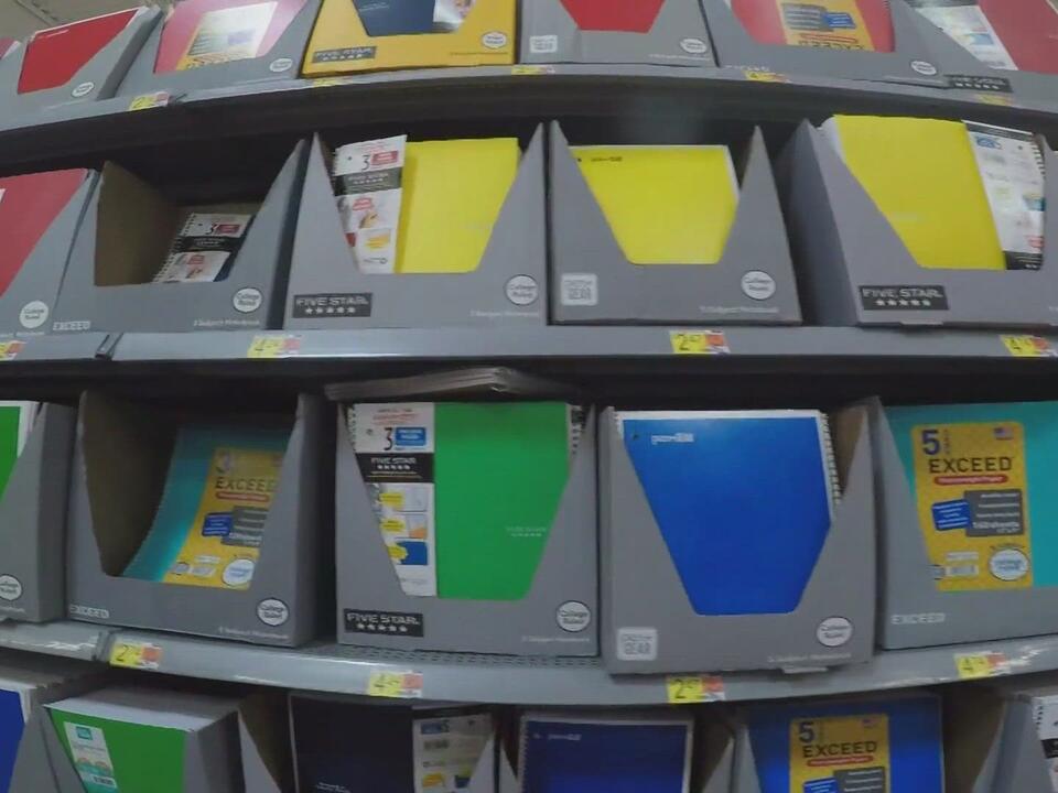 Backtoschool items available, qualify for taxfree weekend