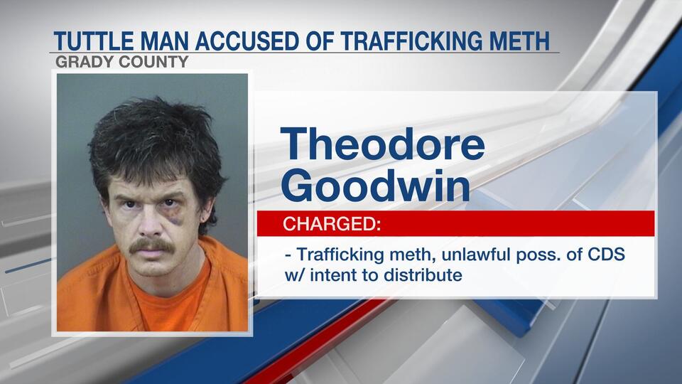 Tuttle man faces charges of trafficking meth - NewsBreak