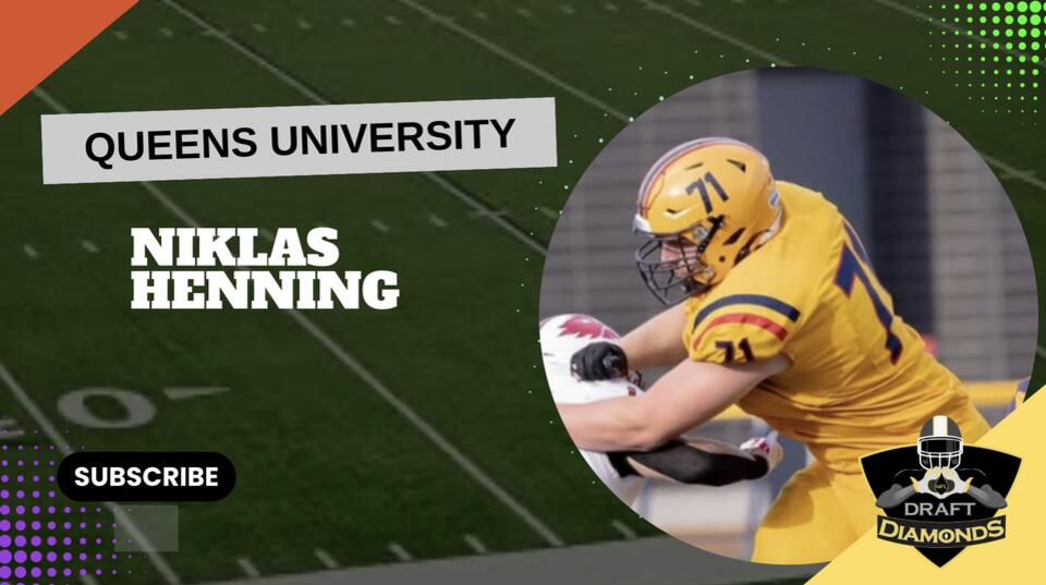 Niklas Henning, OT, Queen’s University | 2026 NFL & CFL Draft Prospect ...