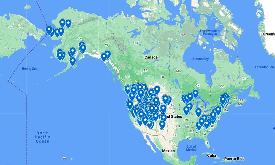 New map reveals the locations of the largest gold deposits in the US ...