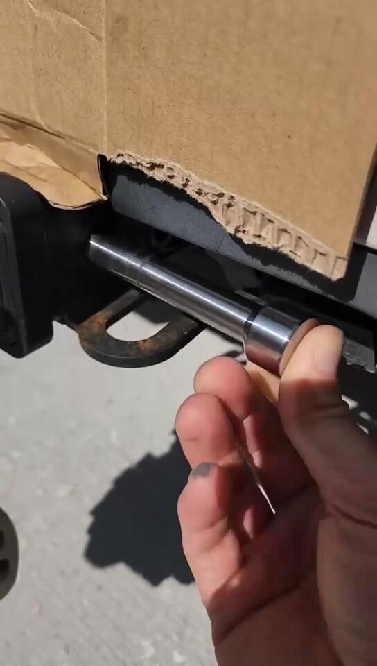 Choose wisely! USA made 304 Stainless Receiver lock and it can be keyed ...