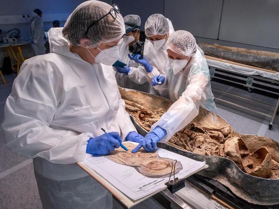 Mysterious 'horseman' from lead coffin unearthed in Notre Dame