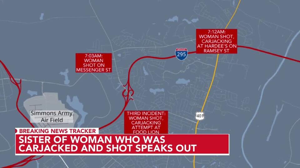 Fayetteville man arrested after 3 women shot, 2 carjacking attempts