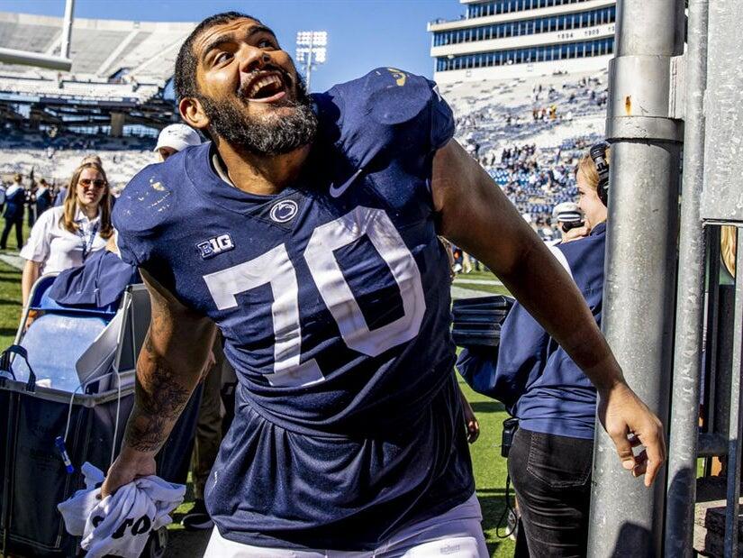 Penn State offensive lineman Juice Scruggs lands with Houston Texans in