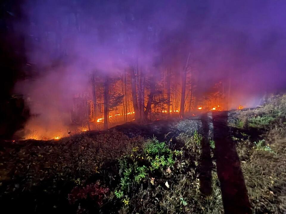 Wildland fire near US Highway 51 extinguished by local firefighters in ...