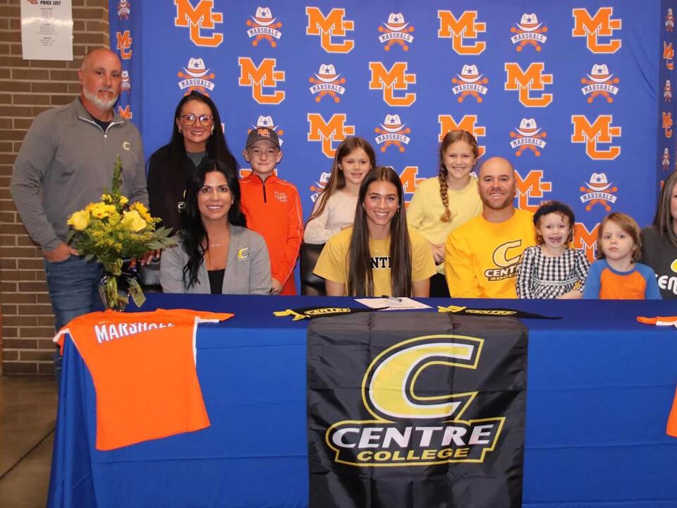 Presley Gallimore signs with Centre College soccer