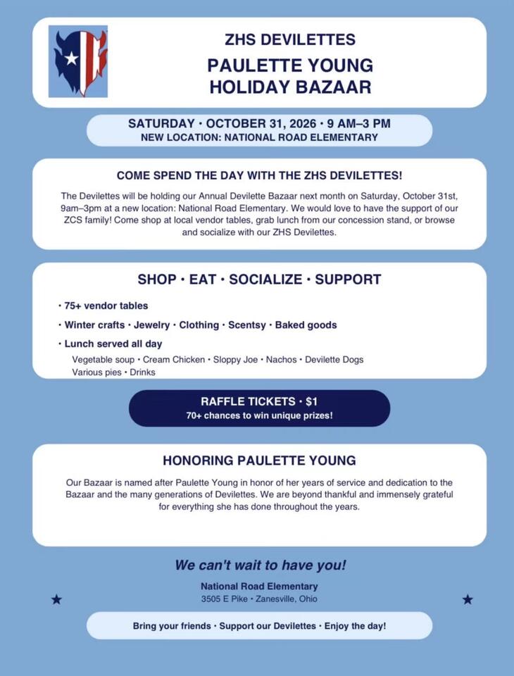 Zanesville Devilettes Gear Up for Holiday Bazaar
