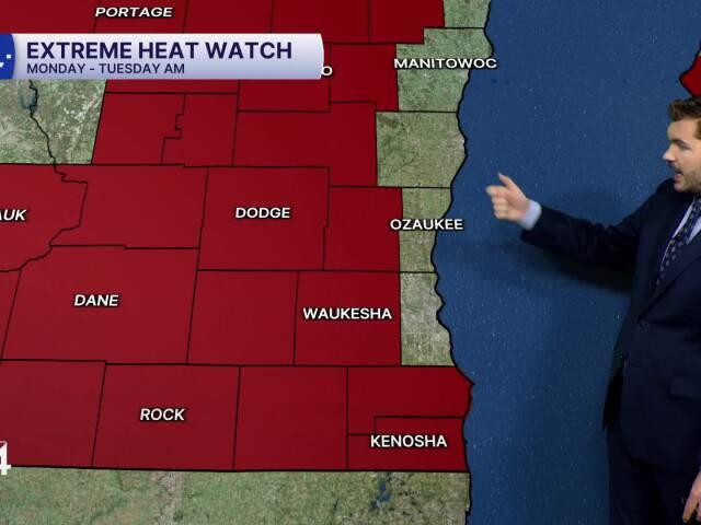 Southeast Wisconsin weather: Prepare for extreme heat beginning Monday