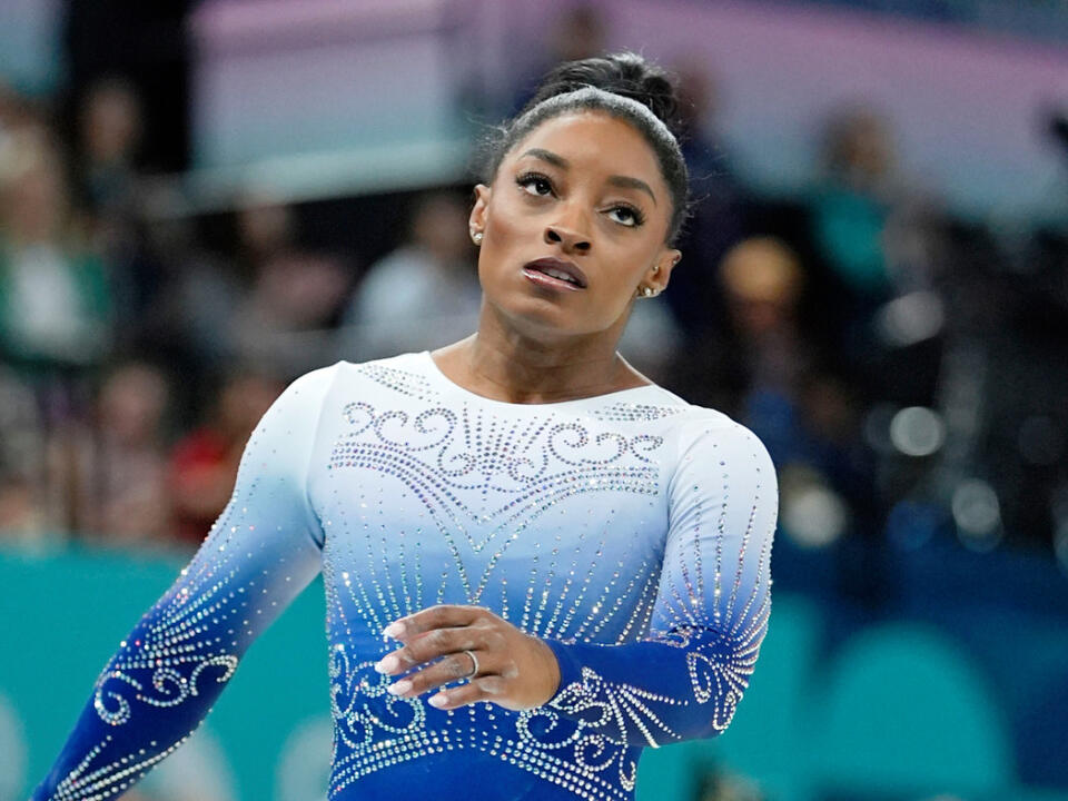 U.S. Gymnast Simone Biles In Walking Boot After 2024 Paris Olympics