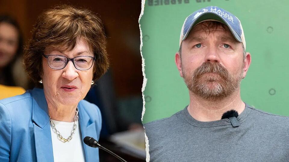 Image for EXCLUSIVE: Collins pits record built in Maine potato fields against Platner's 'angry rhetoric'