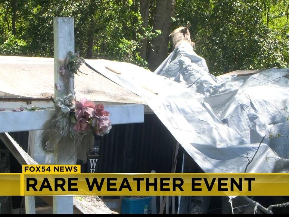 Barnwell County saw a rare “wake low" weather phenomenon