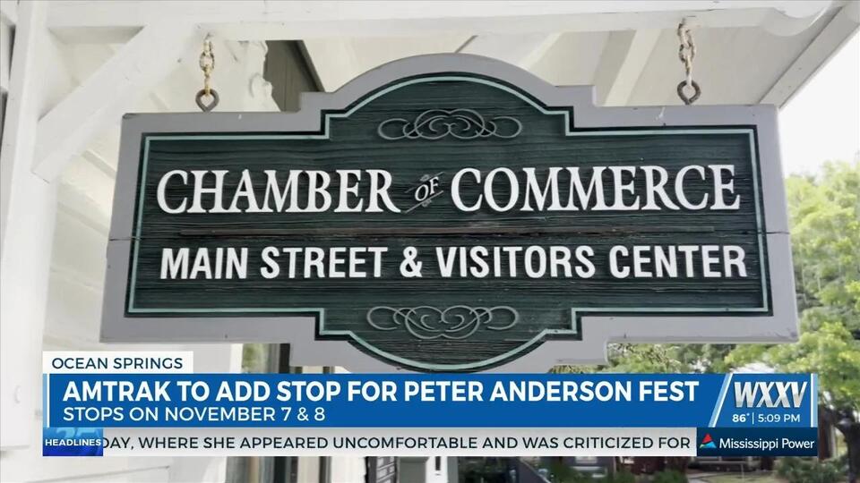 Amtrak to add stop in Ocean Springs for Peter Anderson Festival - NewsBreak