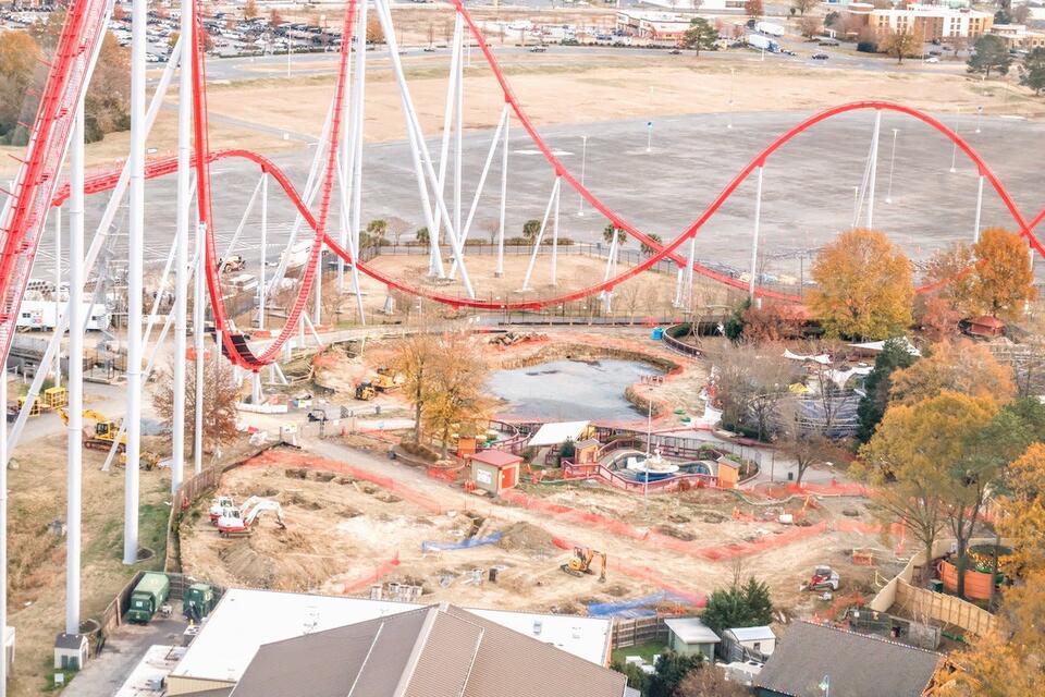 Carowinds construction update: New Snoopy coaster track + potential ...