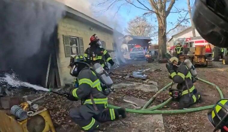 Barn Blaze Erupts On Denning Lane As Fire Crews Swarm Near Spring Hill ...