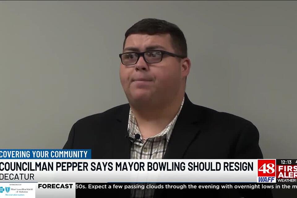 Decatur councilman Hunter Pepper calls on Mayor Tab Bowling to resign ...