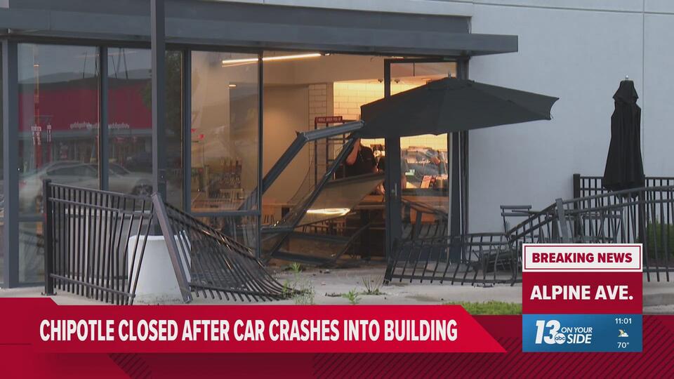 Car crashes into Chipotle on Alpine Avenue in Walker - NewsBreak