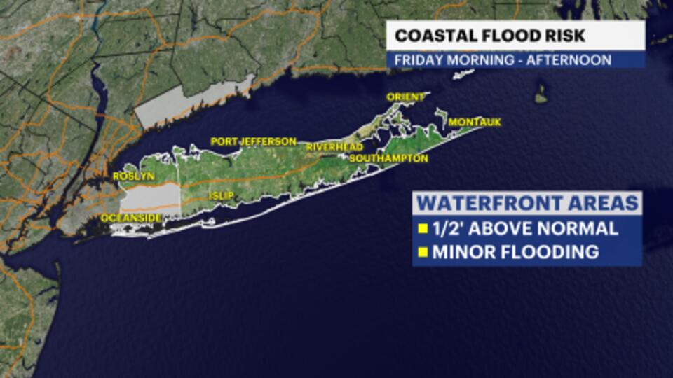 Dry Friday ahead, followed by potential rain this weekend on Long ...