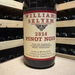 2014 Williams Selyem Pinot Noir Weir Vineyard – Bottle Notes