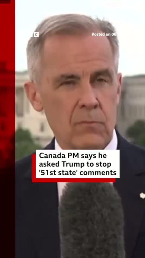 A journalist has asked whether Canadian Prime Minister Mark Carney has