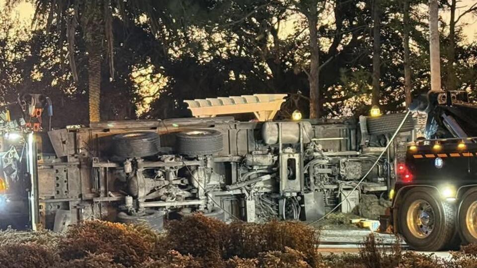 Trash truck driver taken to hospital after crash in The Villages ...