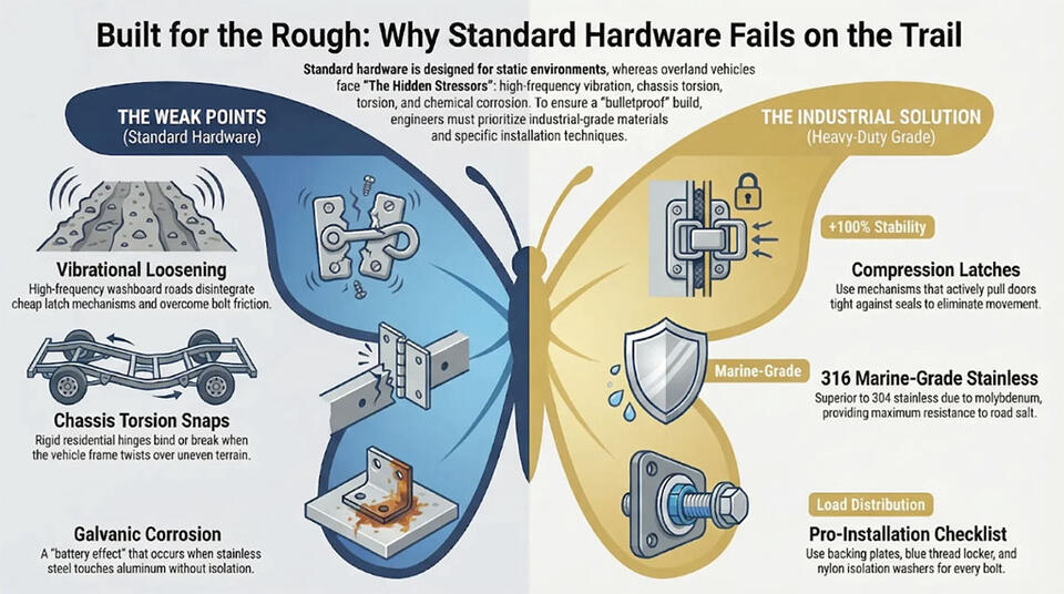 Why Standard Hardware Fails on the Trail: A Guide to Heavy-Duty Latches ...