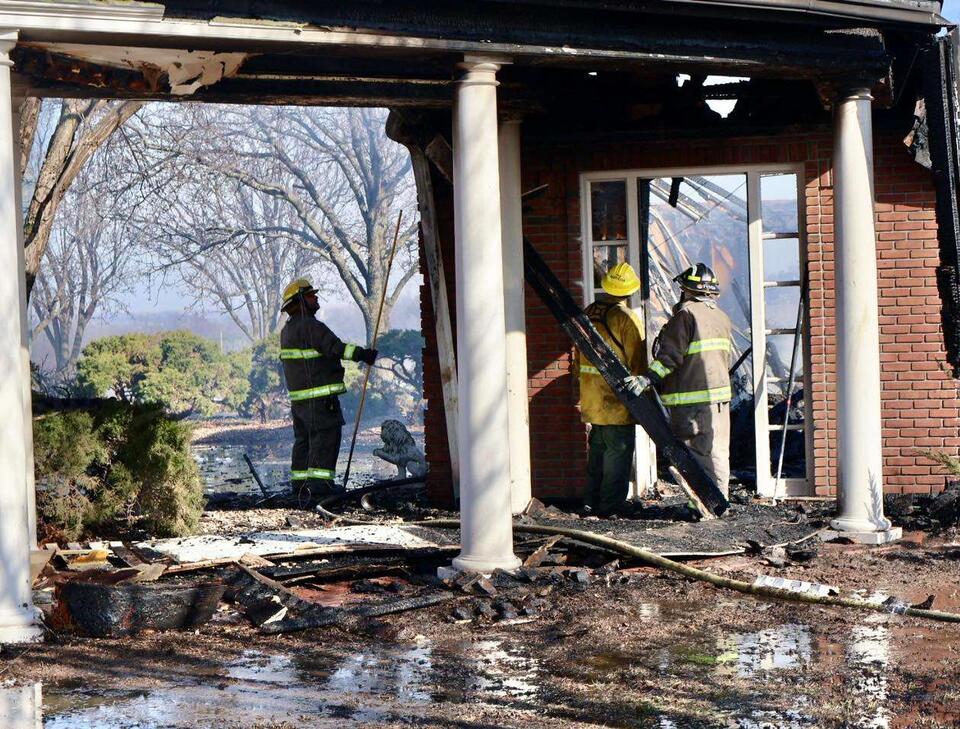 Several local Fire Departments worked a house fire in Junction City on ...