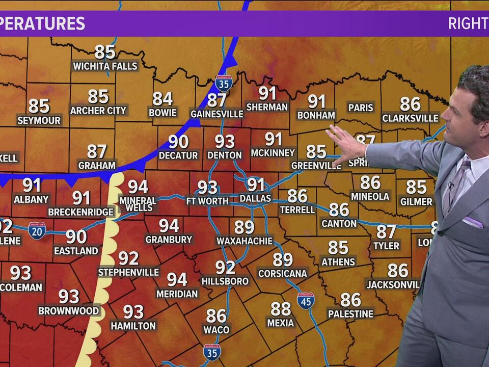 DFW Weather: Timing for severe storm chances on Wednesday