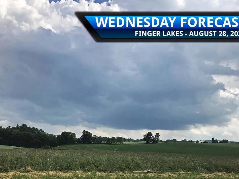 Cold front brings in cooler, less humid air this afternoon