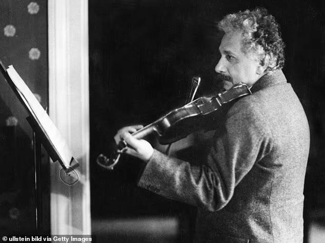 Einstein's violin sells for £1million: Instrument that physicist hid ...