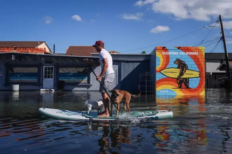 King Tides Swamp Streets in California, Florida