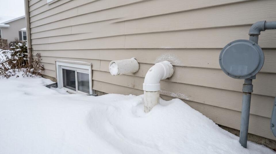 Snow Drifts Against the Side of Your House and You Leave It for Spring ...