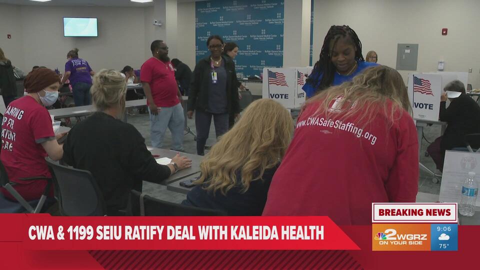 Kaleida Health master bargaining agreement with CWA1168, and 1199SEIU ...