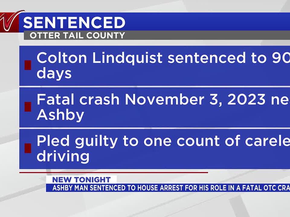 Ashby man sentenced to house arrest for his role in fatal OTC crash