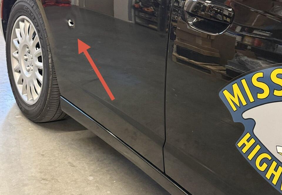 Missouri Highway Patrol Shares Photos of Bullet-Riddled Squad Car ...
