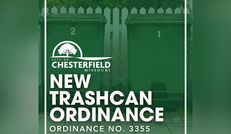 Chesterfield, MO Residents Granted Extended Time for Trashcan Retrieval ...