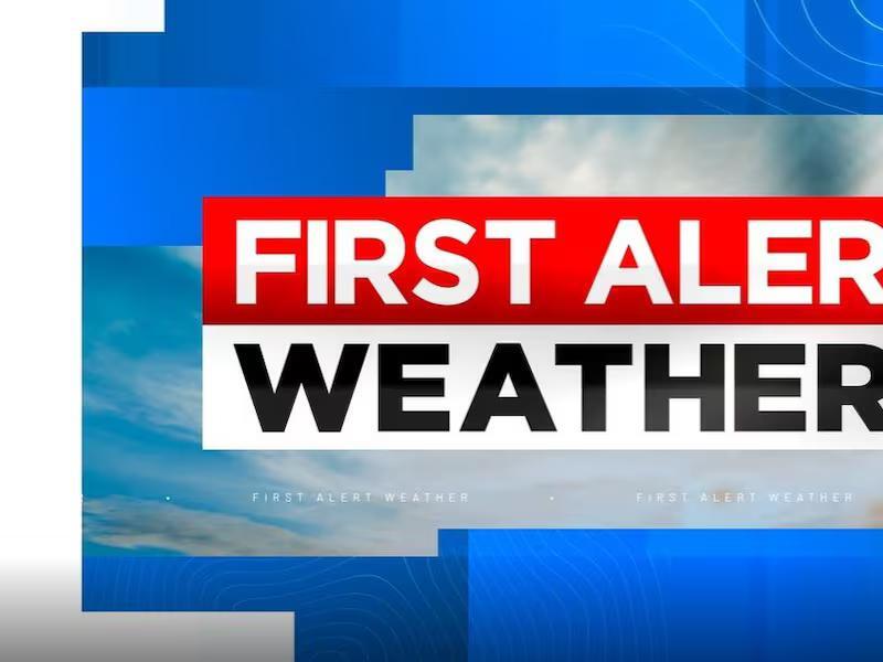 Showers and thunderstorms this evening as cold front brings cooler