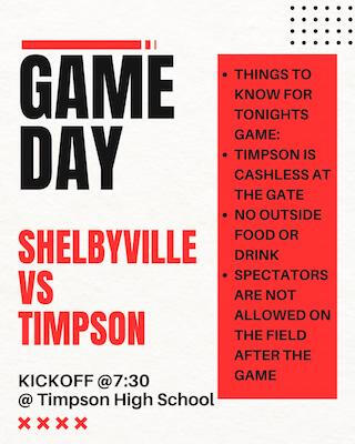 Shelbyville Advises 'Things to Know' for Game Against Timpson - NewsBreak
