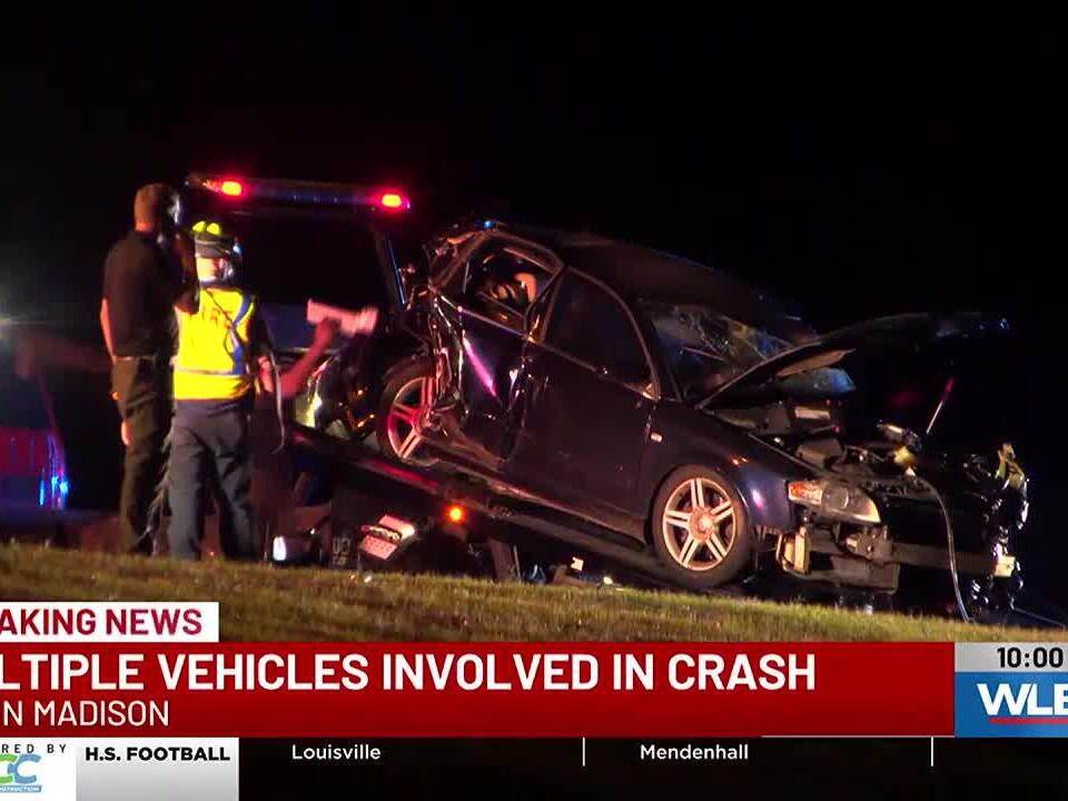 1 in critical condition after 3vehicle crash in Madison County